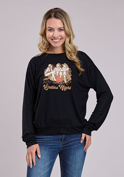 Roper Women’s Black Ladies Night Long Sleeve Shirt