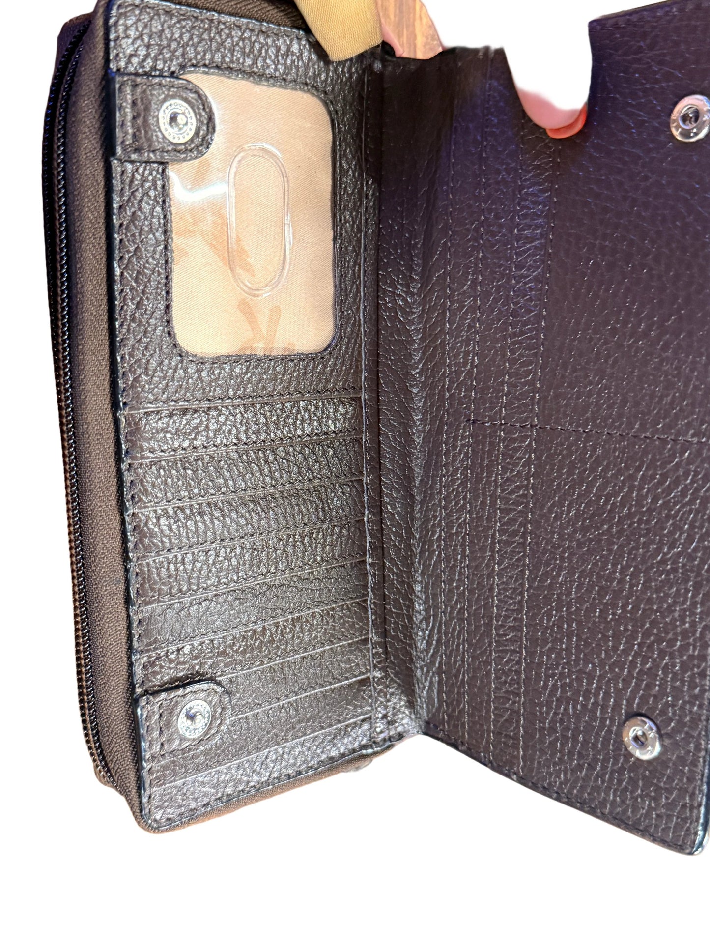 Angel Ranch Morgan Wallet Genuine Leather Slim Bifold Card Holder For Men Western Frontier Inspired by Angel Ranch
