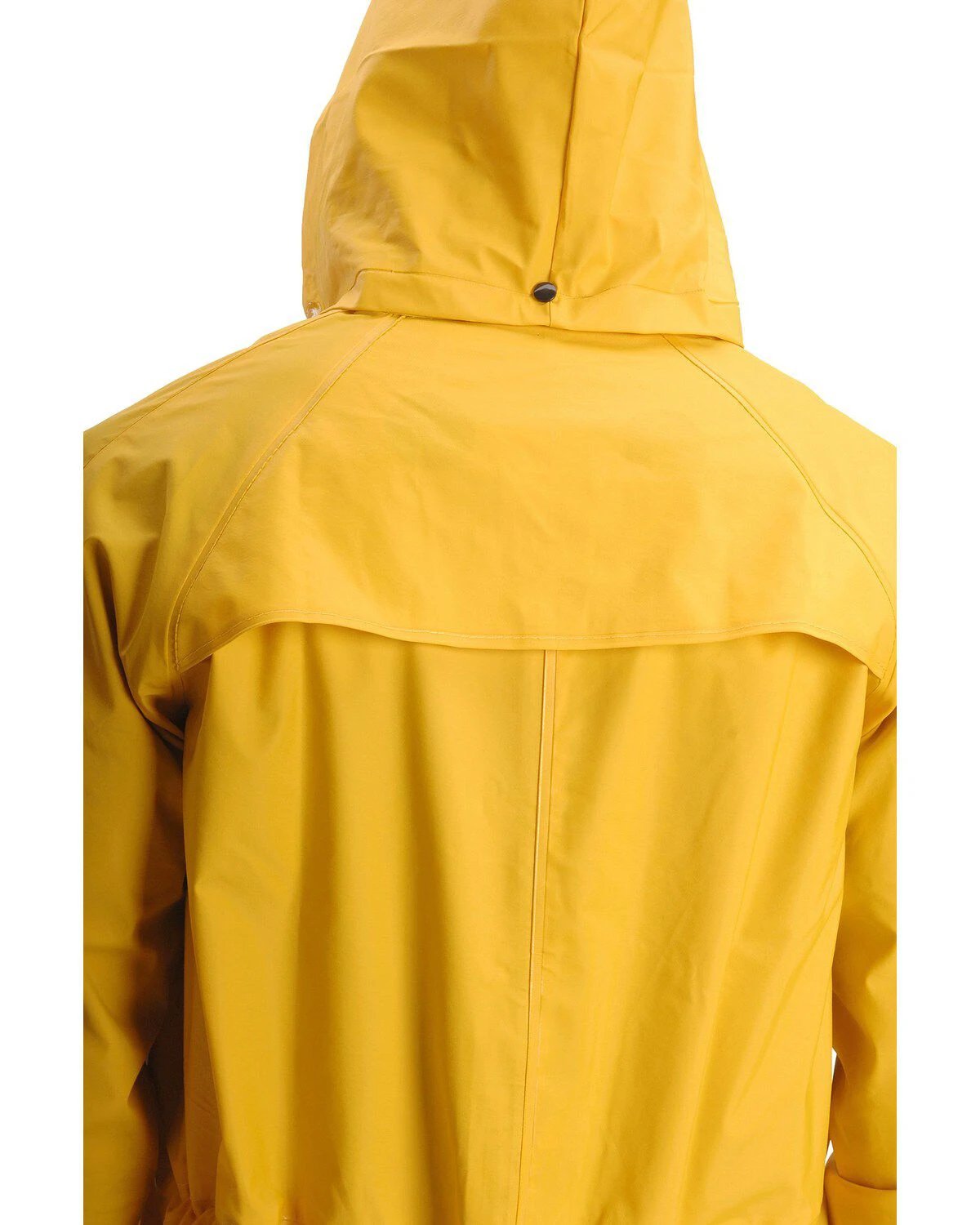 Saddle Slicker Weatherproof PVC Riding Rain Slicker With Storm Fly Front And Rear Saddle Gusset Detachable Hood by M&F Western