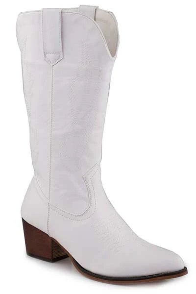 Roper Nettie (White) - Women's Cowgirl Boot