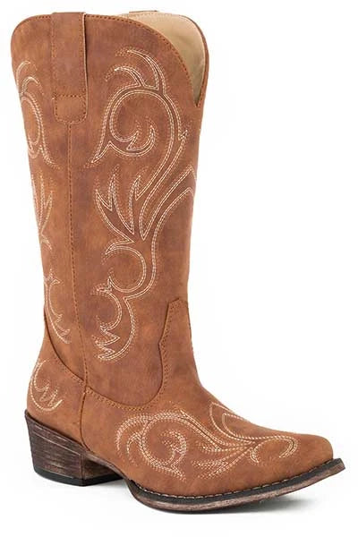 Roper Riley (Tan) - Women's Cowgirl Boot