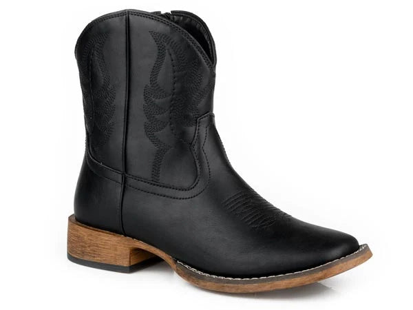 Roper Shayla (Black) - Women's Cowgirl Boot