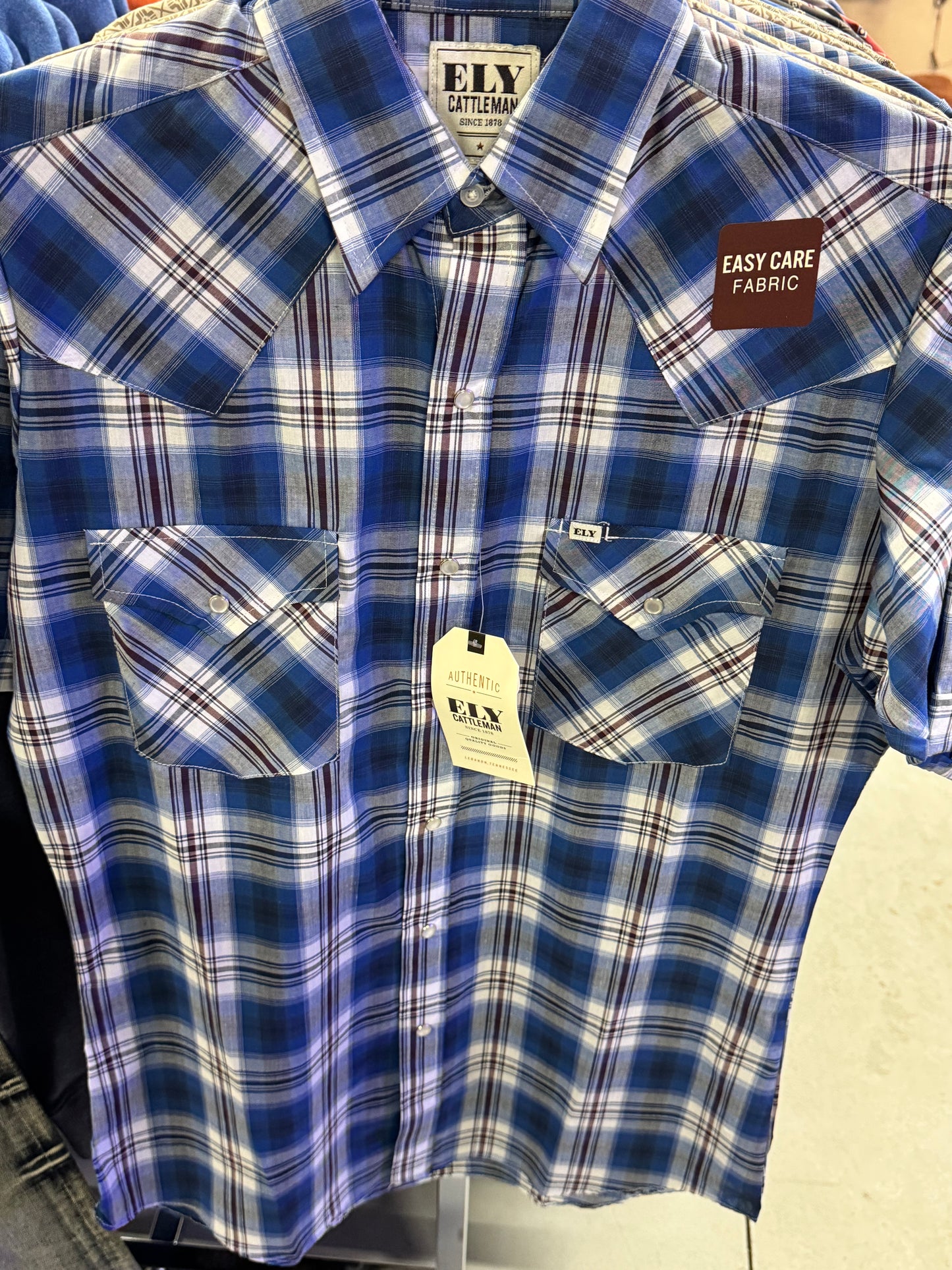Thin Short Sleeve Ely Cattleman Shirts Page 1