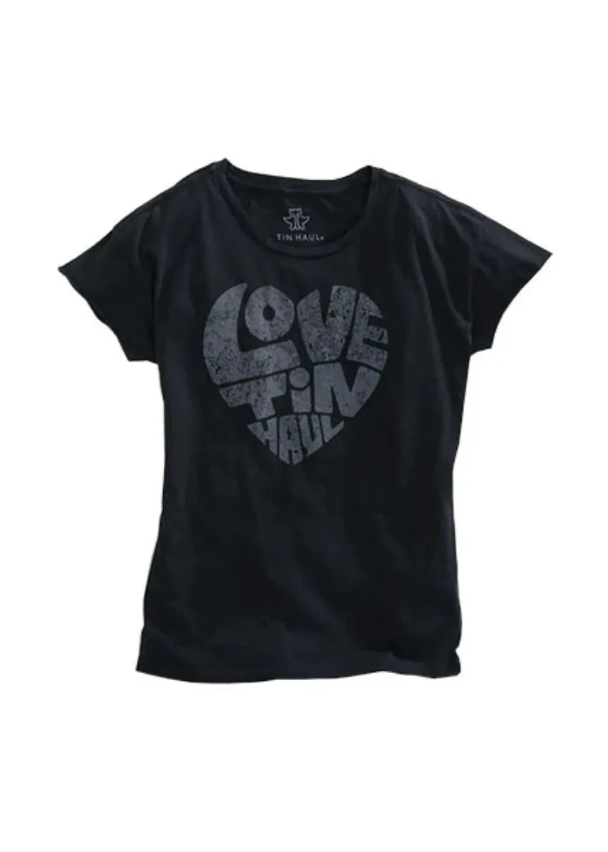 Tin Haul "Love Tin Haul" Logo (Black) - Women's T-Shirt