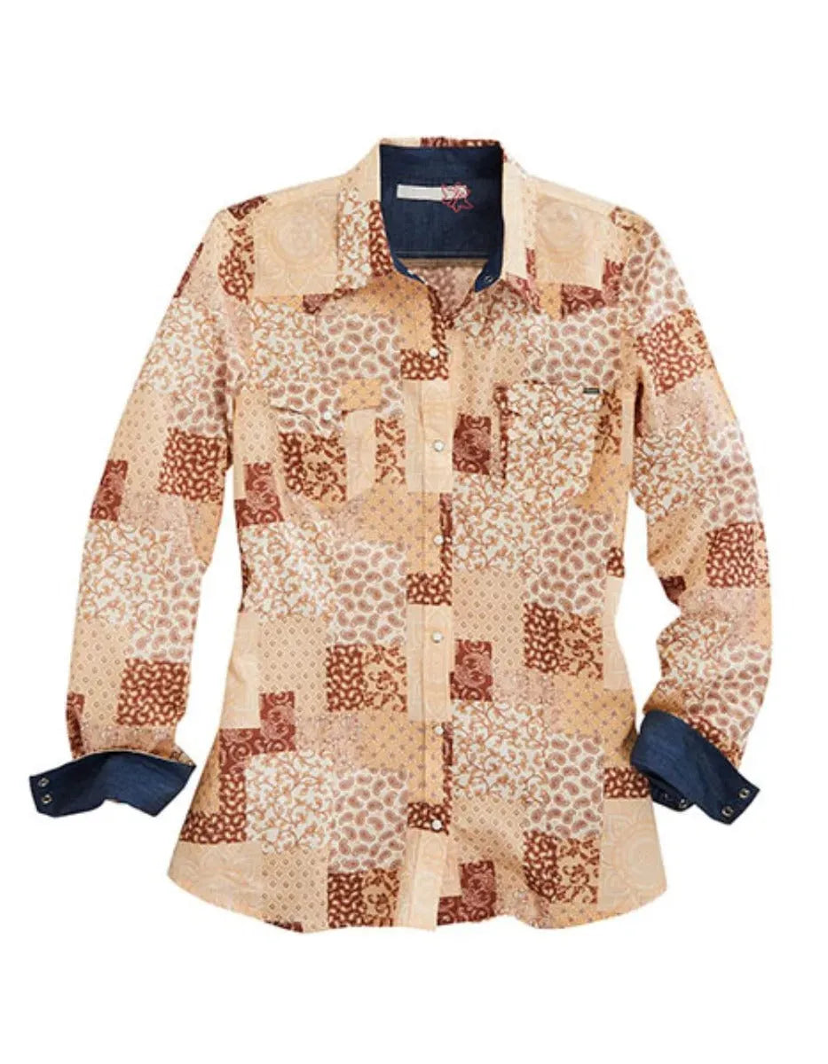 Tin Haul Sunrise Symphony (Brown) - Women's Western Shirt