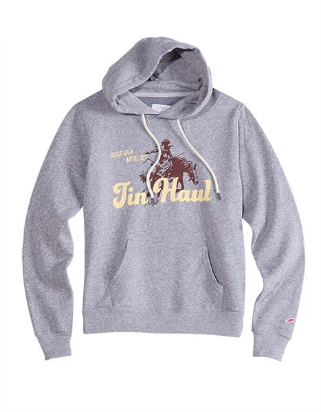 Tin Haul "Wear Your Metal Out" (Grey) - Women's Hoodie Sweatshirt
