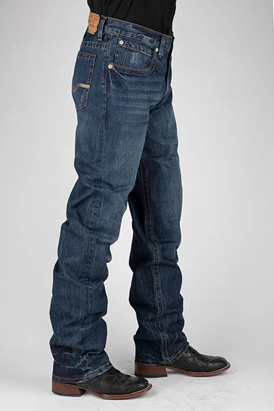 Stetson 1520 Straight Leg Fit V Pockets (Dark Wash) - Men's Jeans