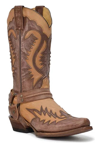 Stetson Outlaw (Tan) - Men's Cowboy Boot