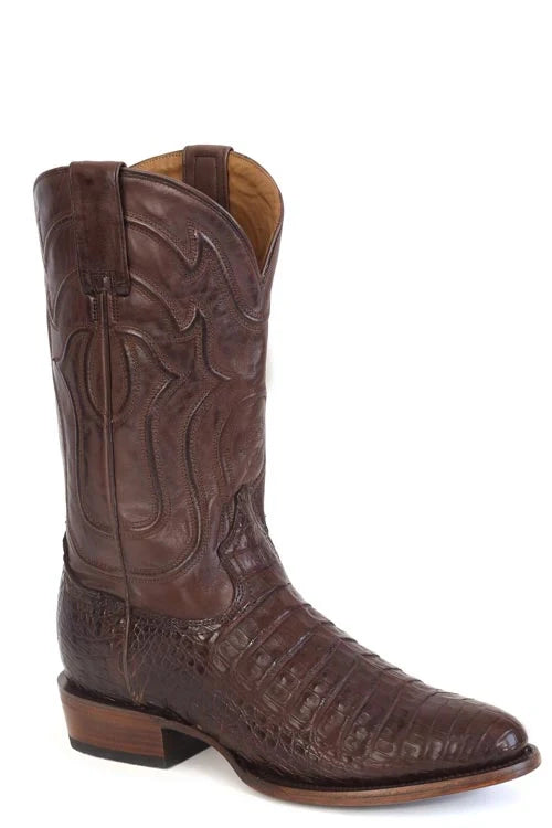 Stetson Holliday (Brown) - Men's Caiman Boot