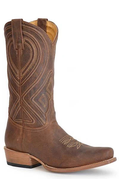 Stetson Mossman (Brown) - Men's Cowboy Boot