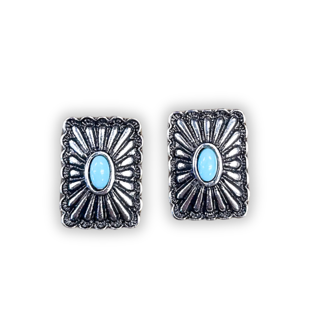 Windom Stud Dixie Fashion Earring - Silver