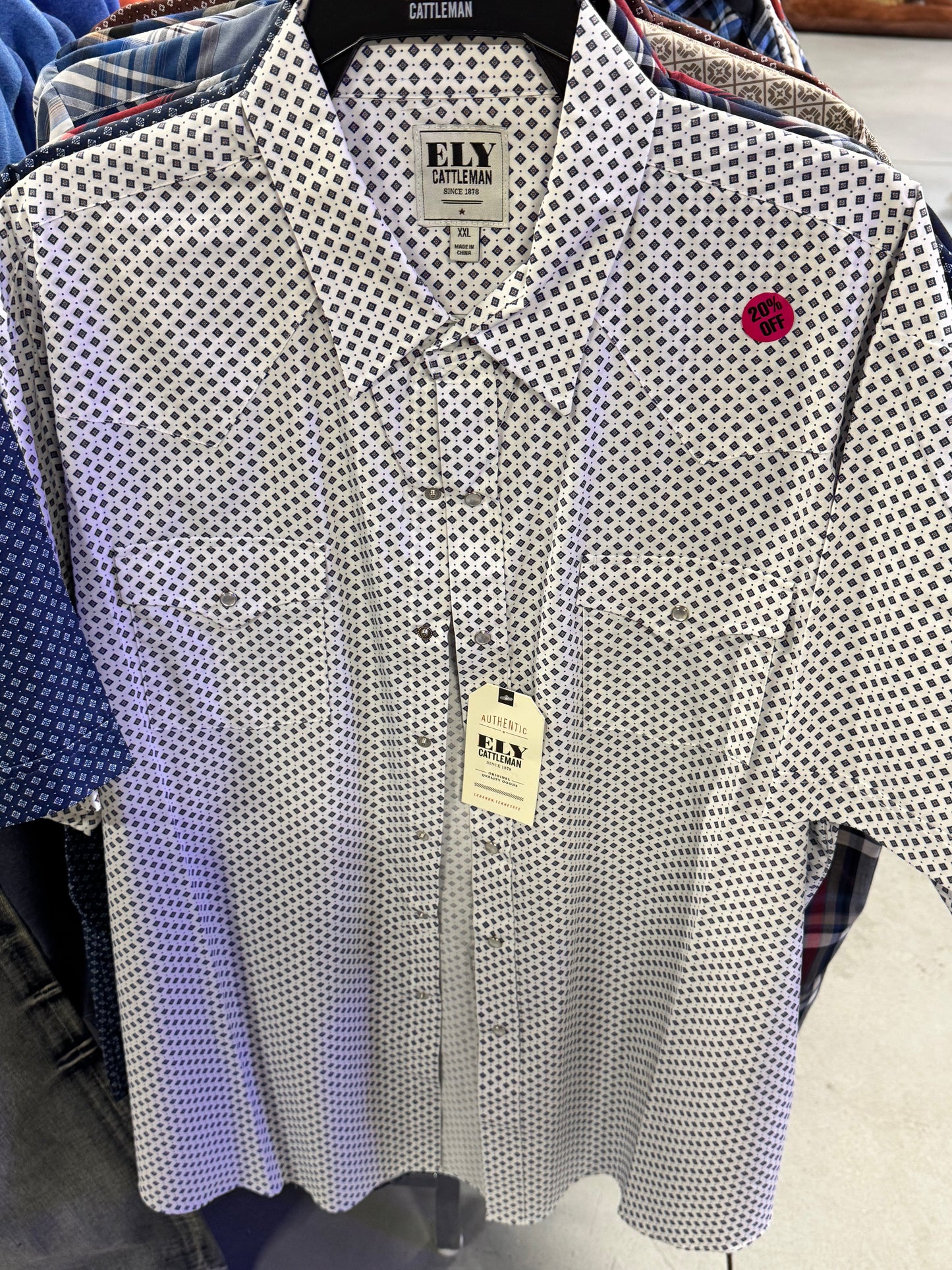 Thin Short Sleeve Ely Cattleman Shirts Page 1