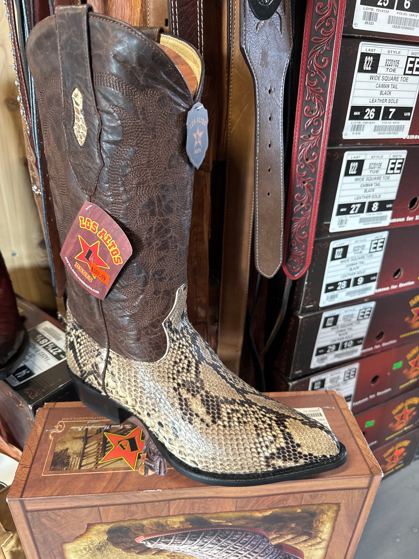 Exotic Los Altos Python size 11