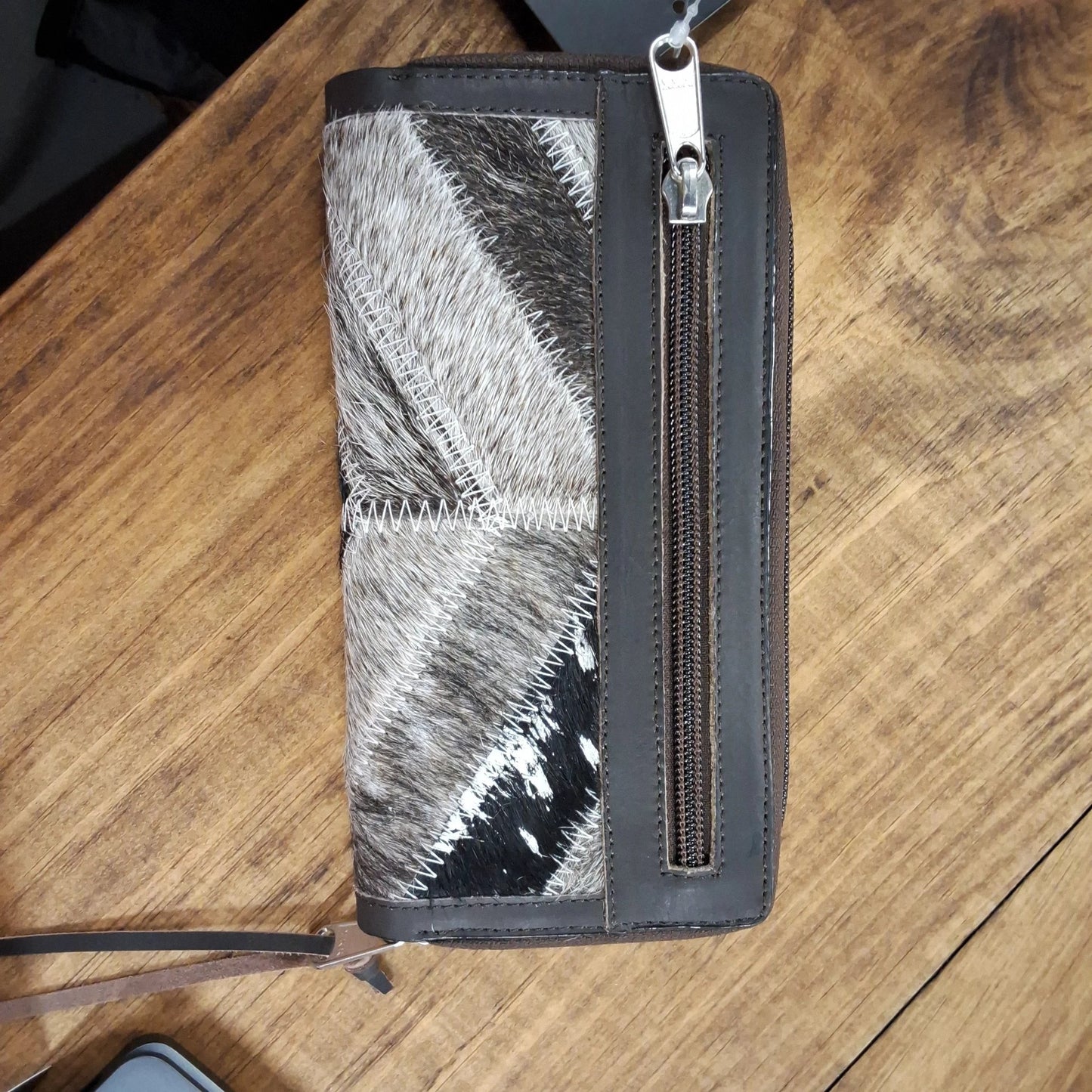 Angel Ranch Zipper Wallet For Men And Women Durable Leather Wallet With Secure Zipper Design And Card Slots by Angel Ranch