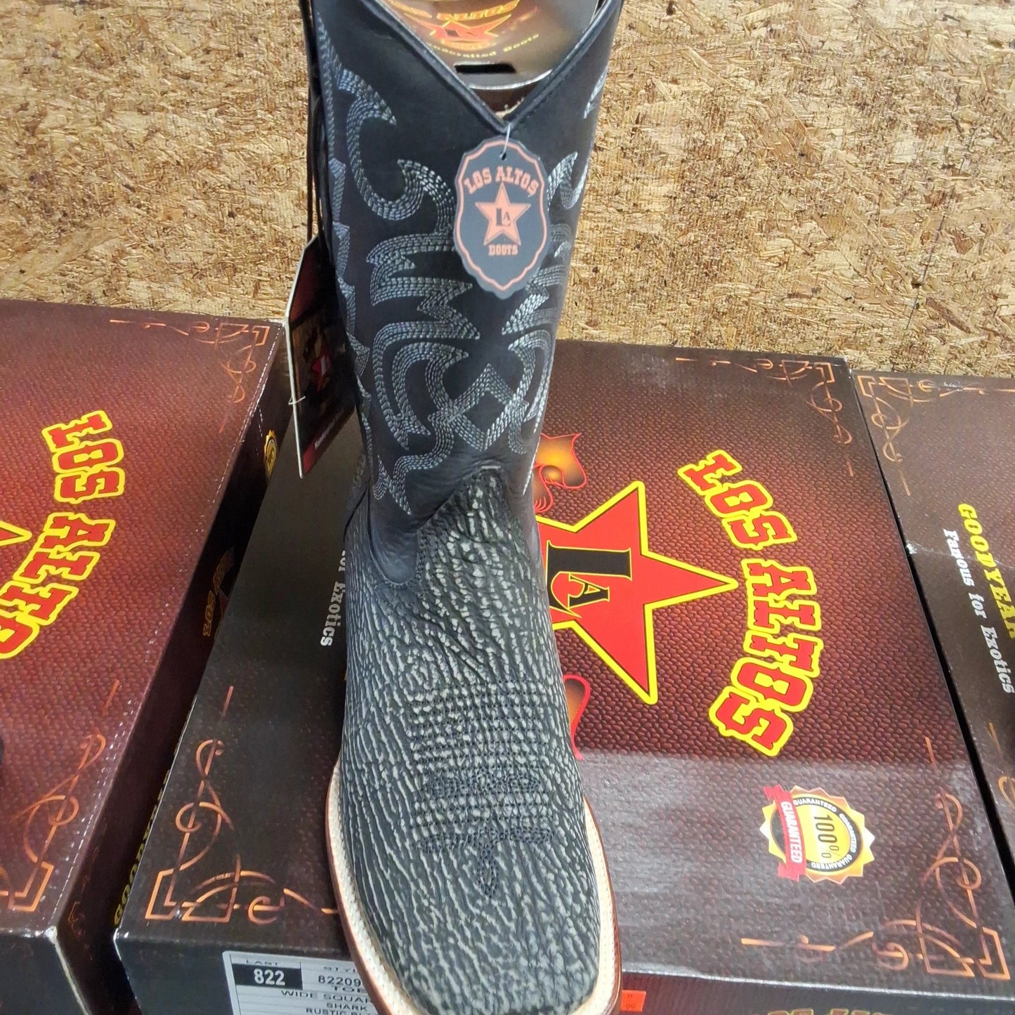 Exotic Los Altos Shark Mens Cowboy Boot Western Fashion For Ranch Work And Dancing by Los Altos