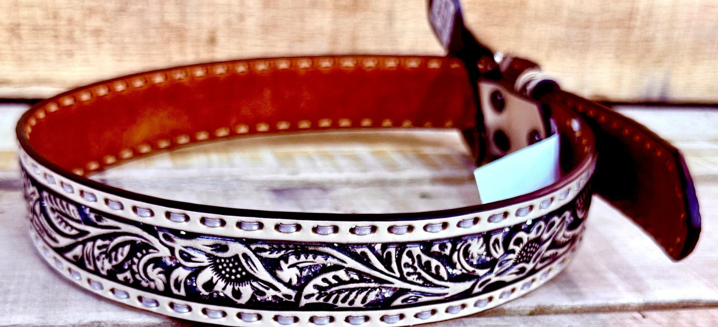 Ariat Womens Western Belt For Everyday Wear Soft Comfortable Fit Ideal With Denim Jeans And Dresses by Ariat