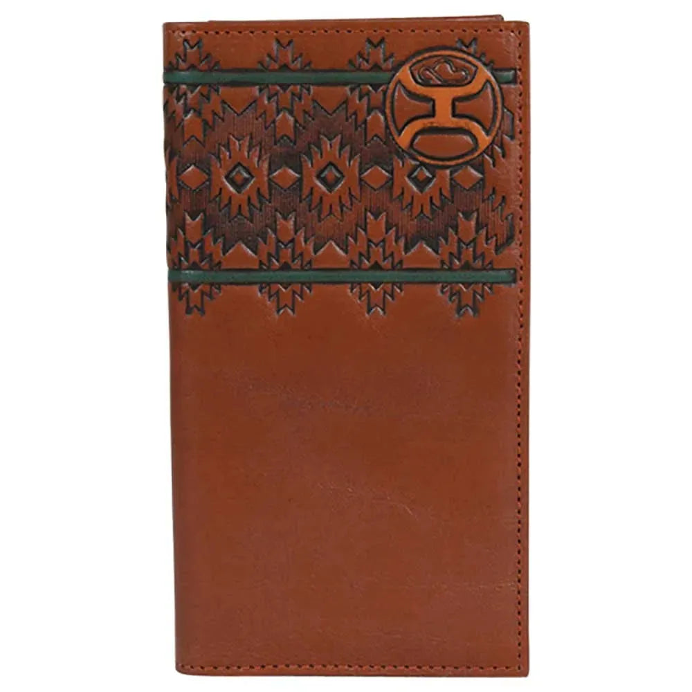 HOOey Chestnut Aztec - Men's Rodeo Wallet