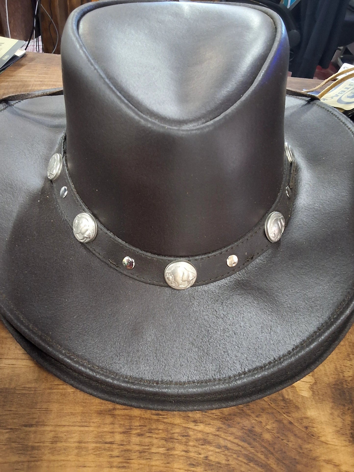 Outback Trading Co Rawhide Hat Western Cowboy Style Durable Outdoor All Weather Unisex by Outback Trading Co.