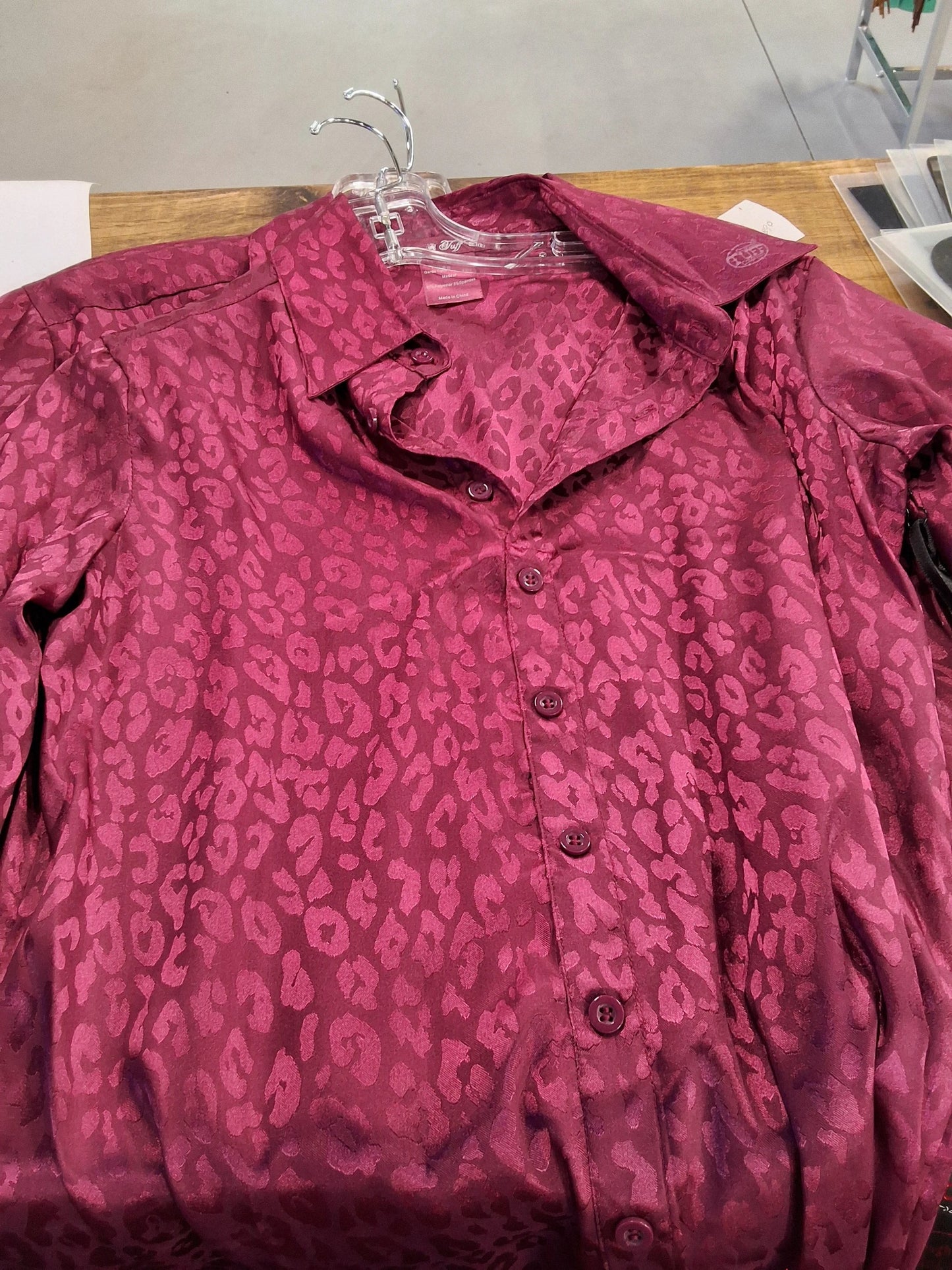 Cowgirl Tuff Leopard Print Western Shirt For Women Riding And Stage Ready Western Wear by Cowgirl Tuff