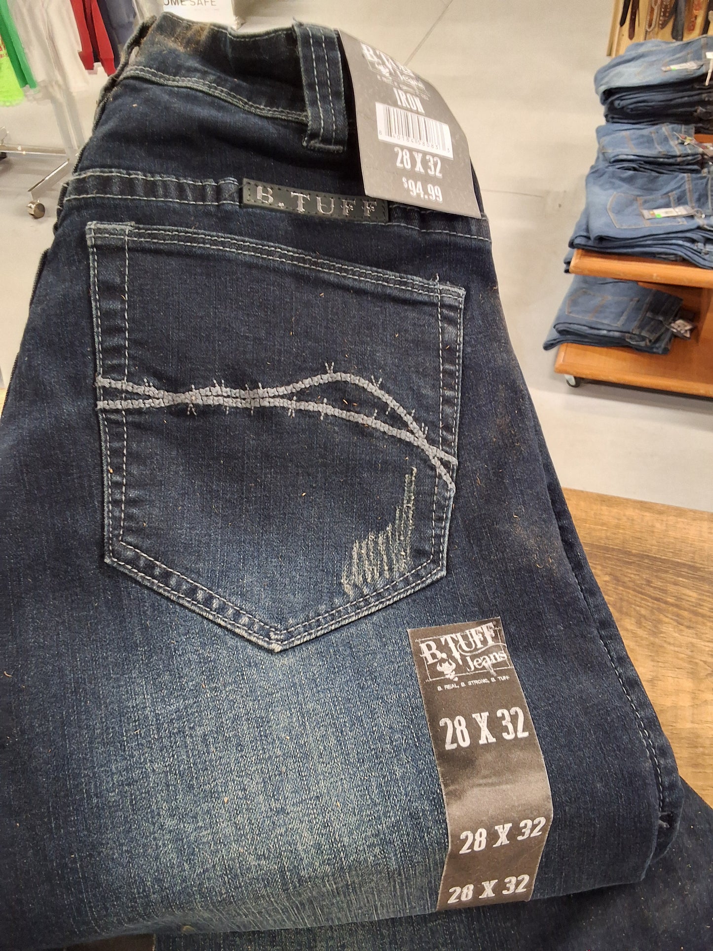 B. Tuff Mens Jeans Iron