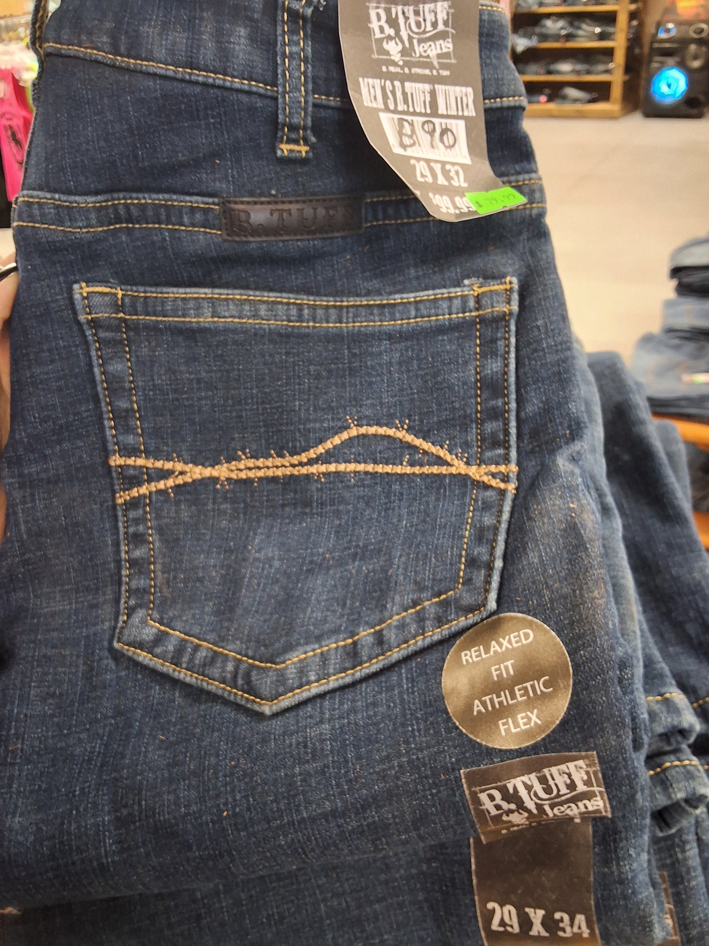 Buff. T Winter Fleece Lined Men's Jean