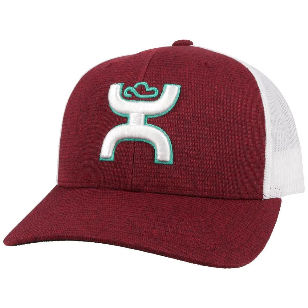 HOOey "Sterling" (Maroon/White) - Trucker Cap