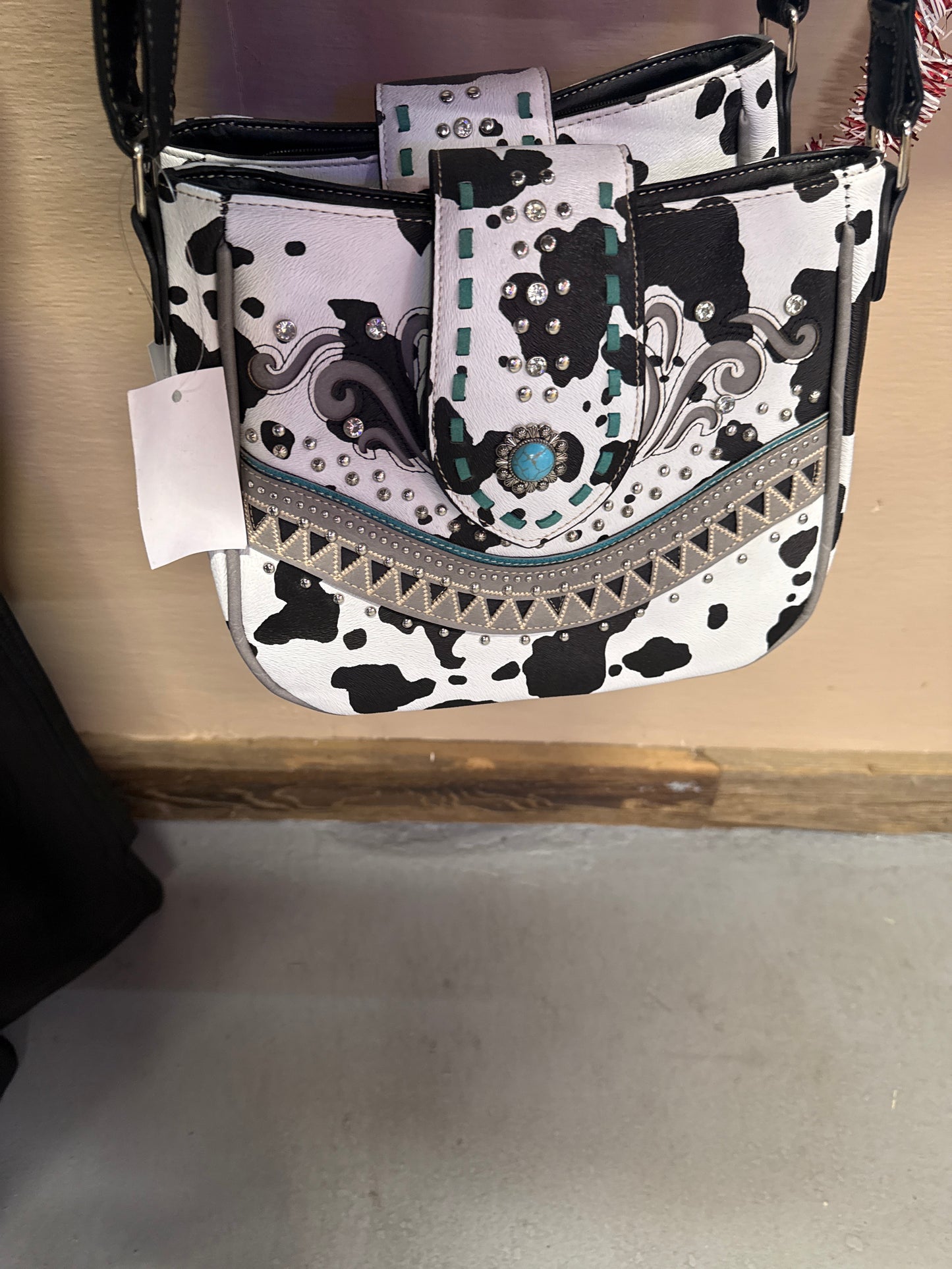 Cow Print Purse
