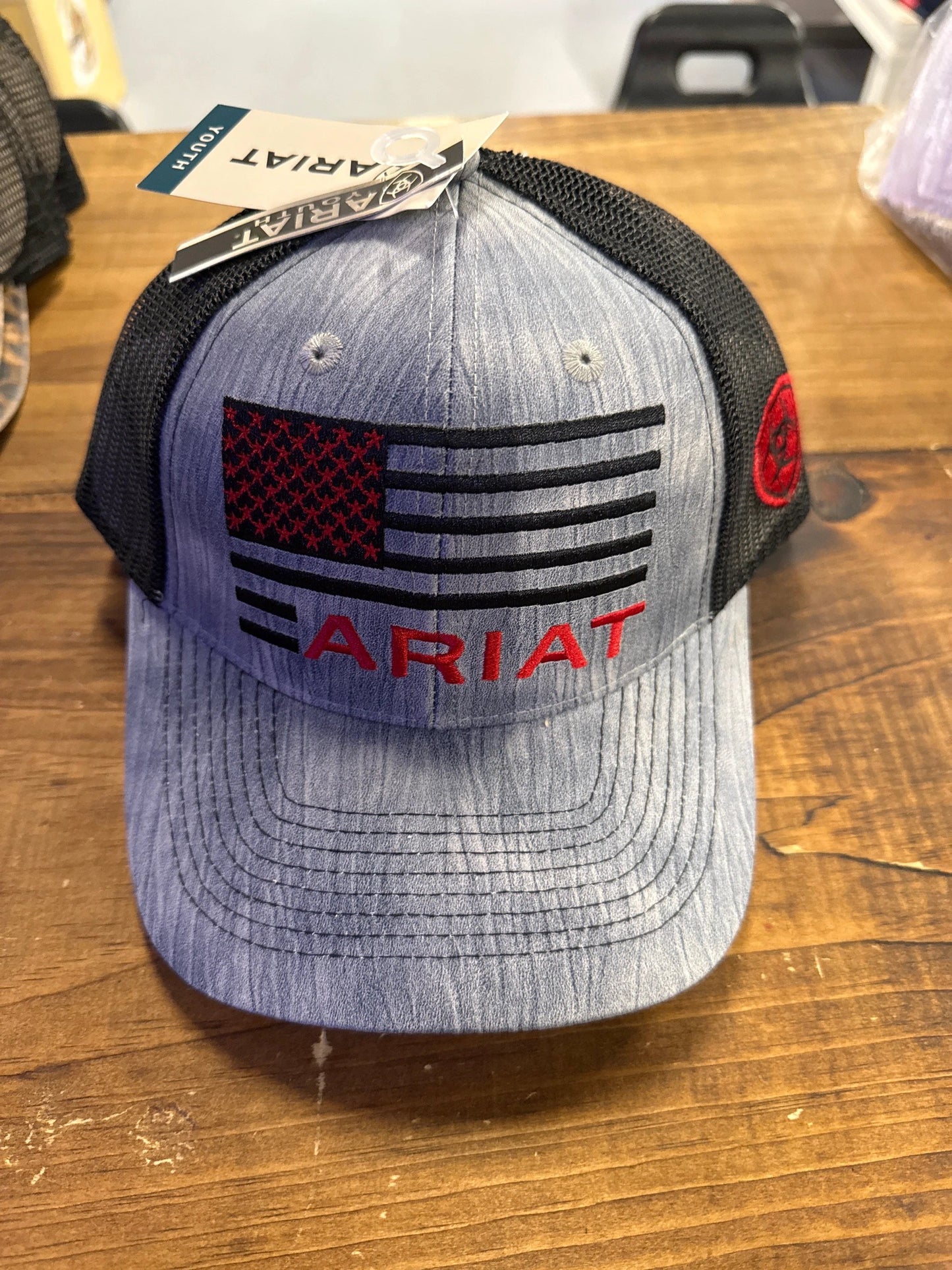 Youth Ariat Hat For Kids Durable Twill With Comfortable Fit And Reinforced Stitching For Everyday Play by Ariat