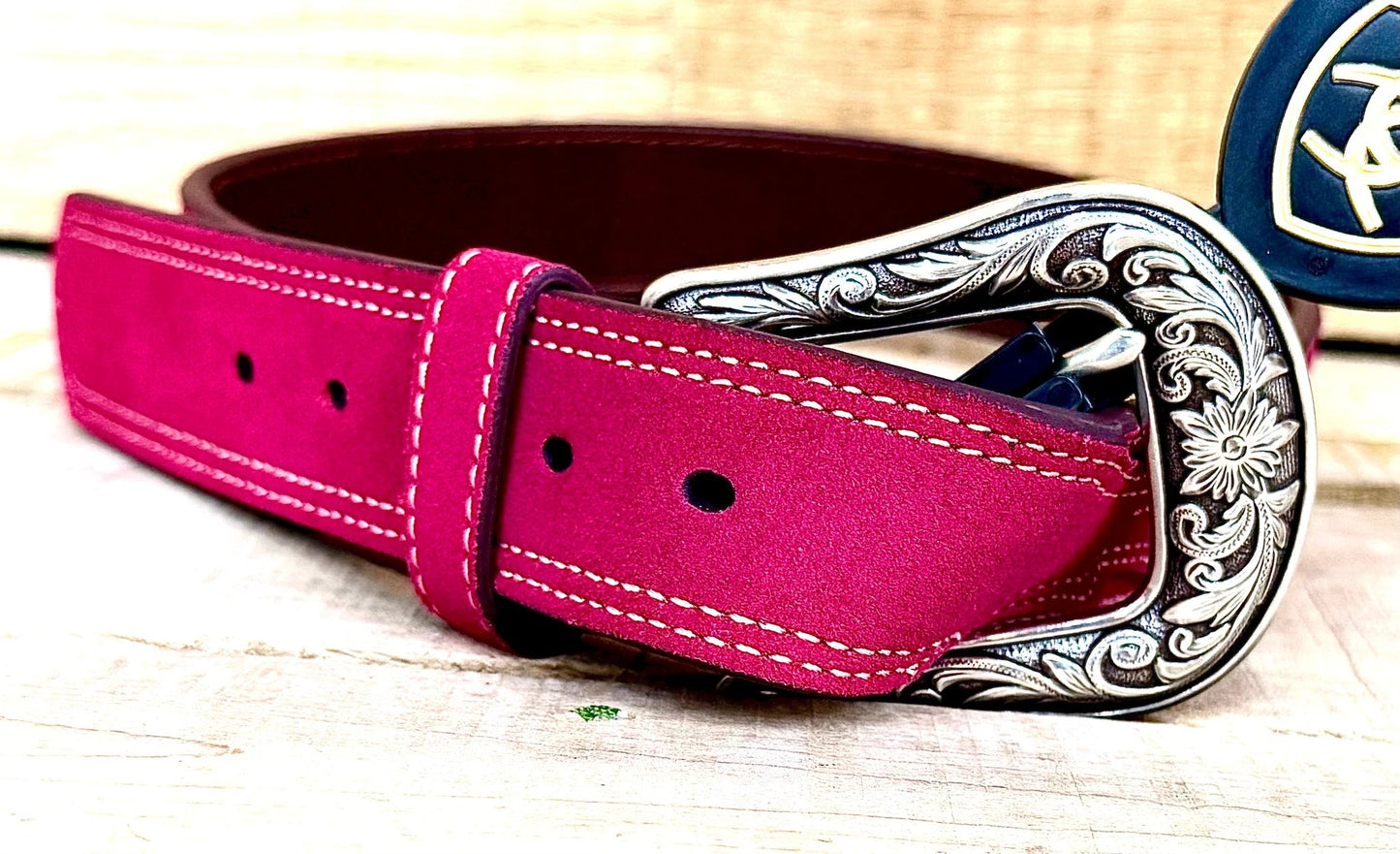 Ariat Womens Hot Pink Belt Bold Colorful Accessory Everyday Outfits Versatile Style by Ariat
