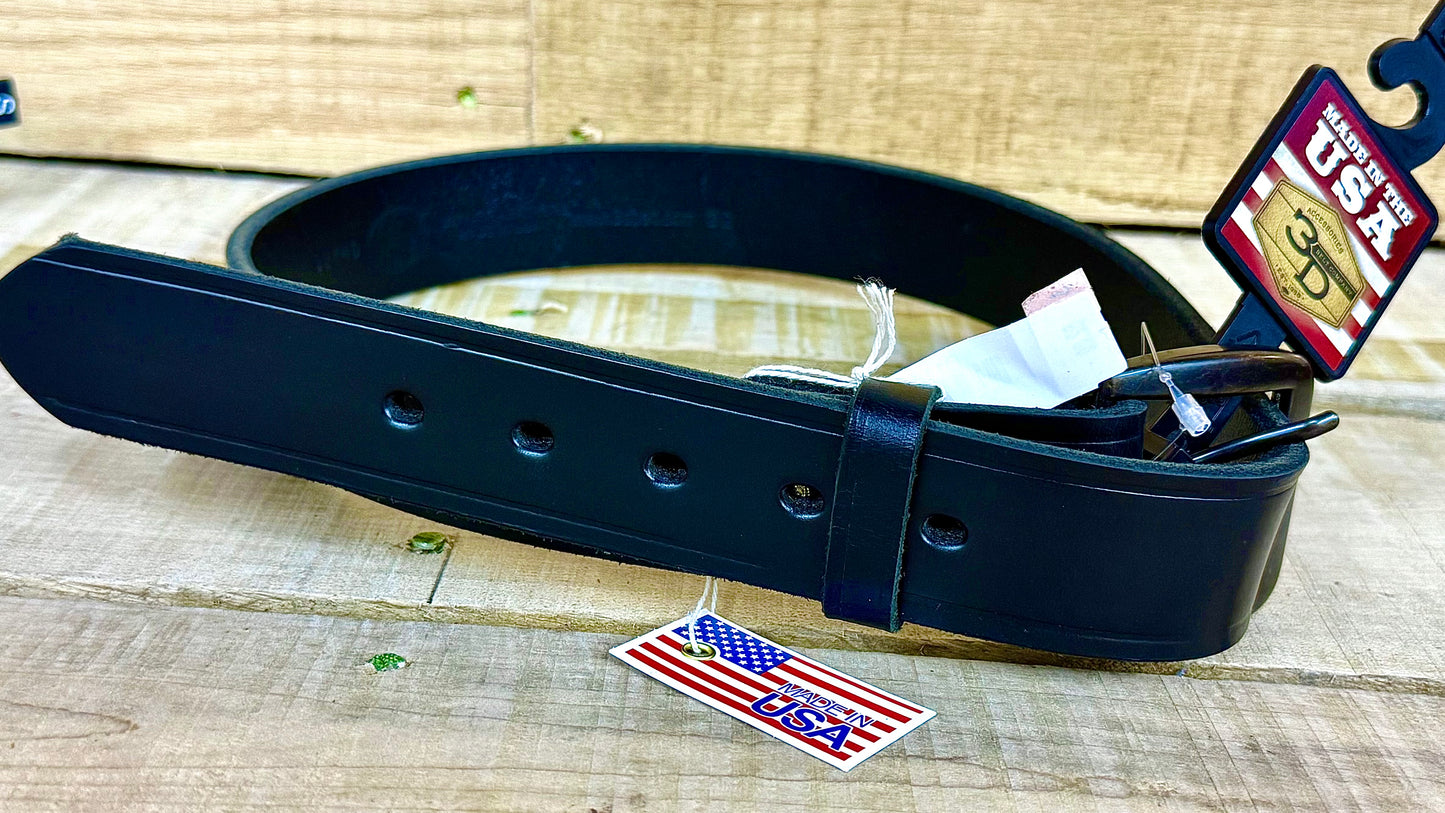 3D Leather Men's Belt