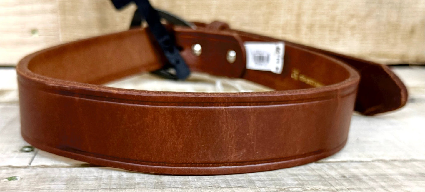 3D Textured Leather Belt for Men With Durable Metal Buckle for Casual And Formal Wear by 3D