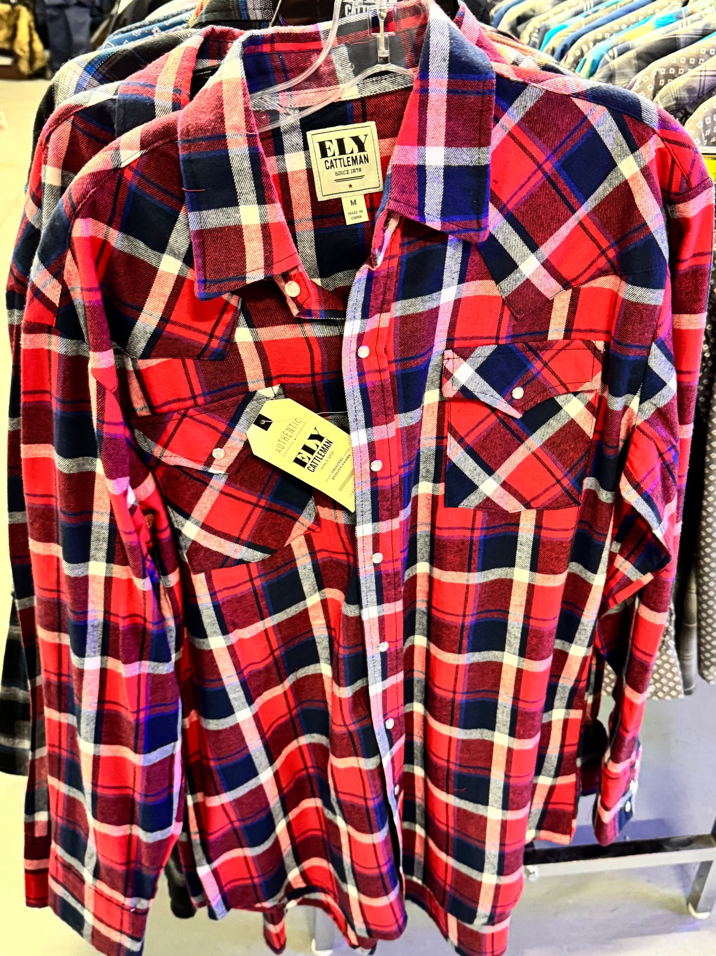 Thick Ely Cattleman Flannels