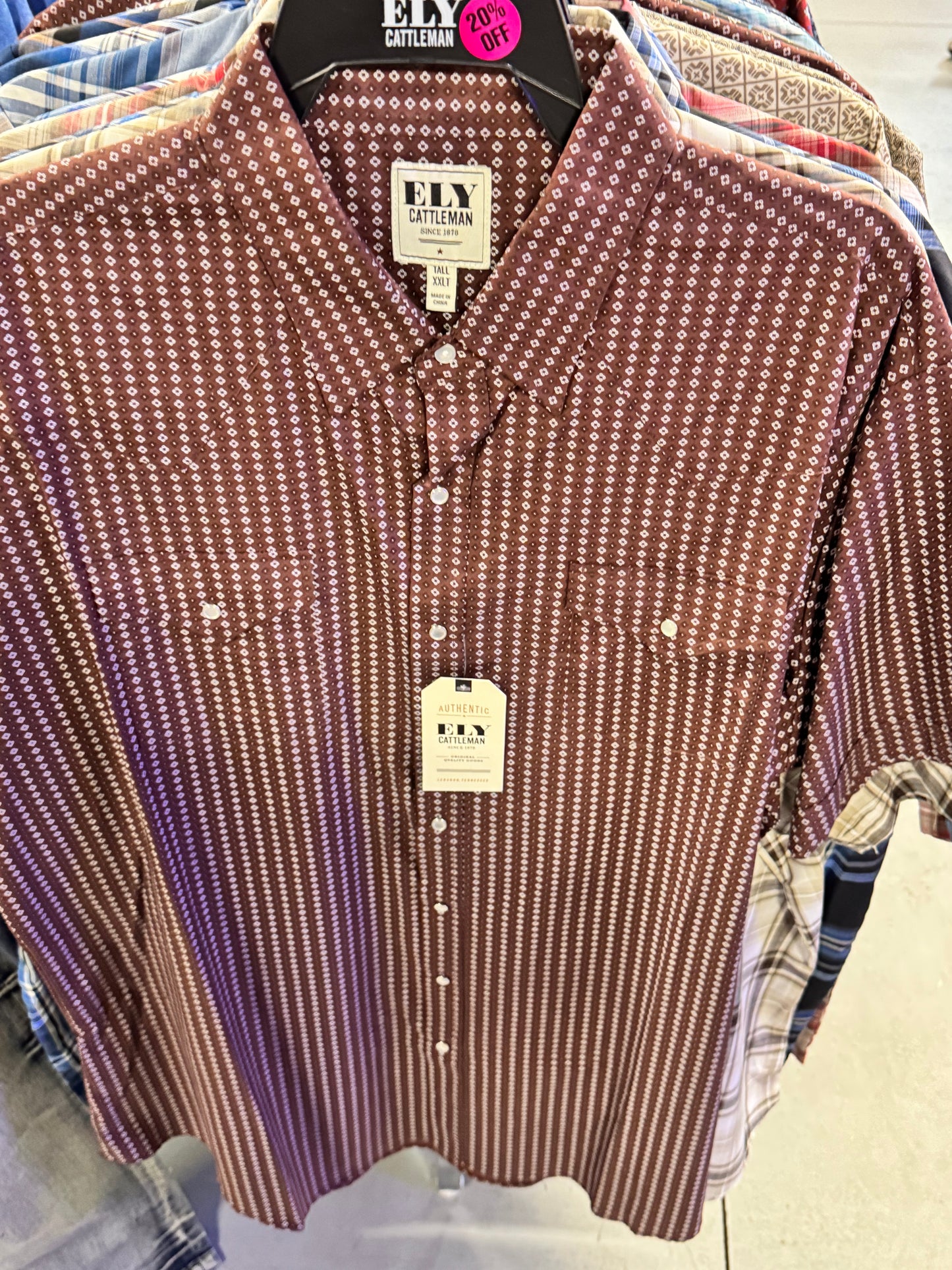 Thin Short Sleeve Ely Cattleman Shirts Page 2