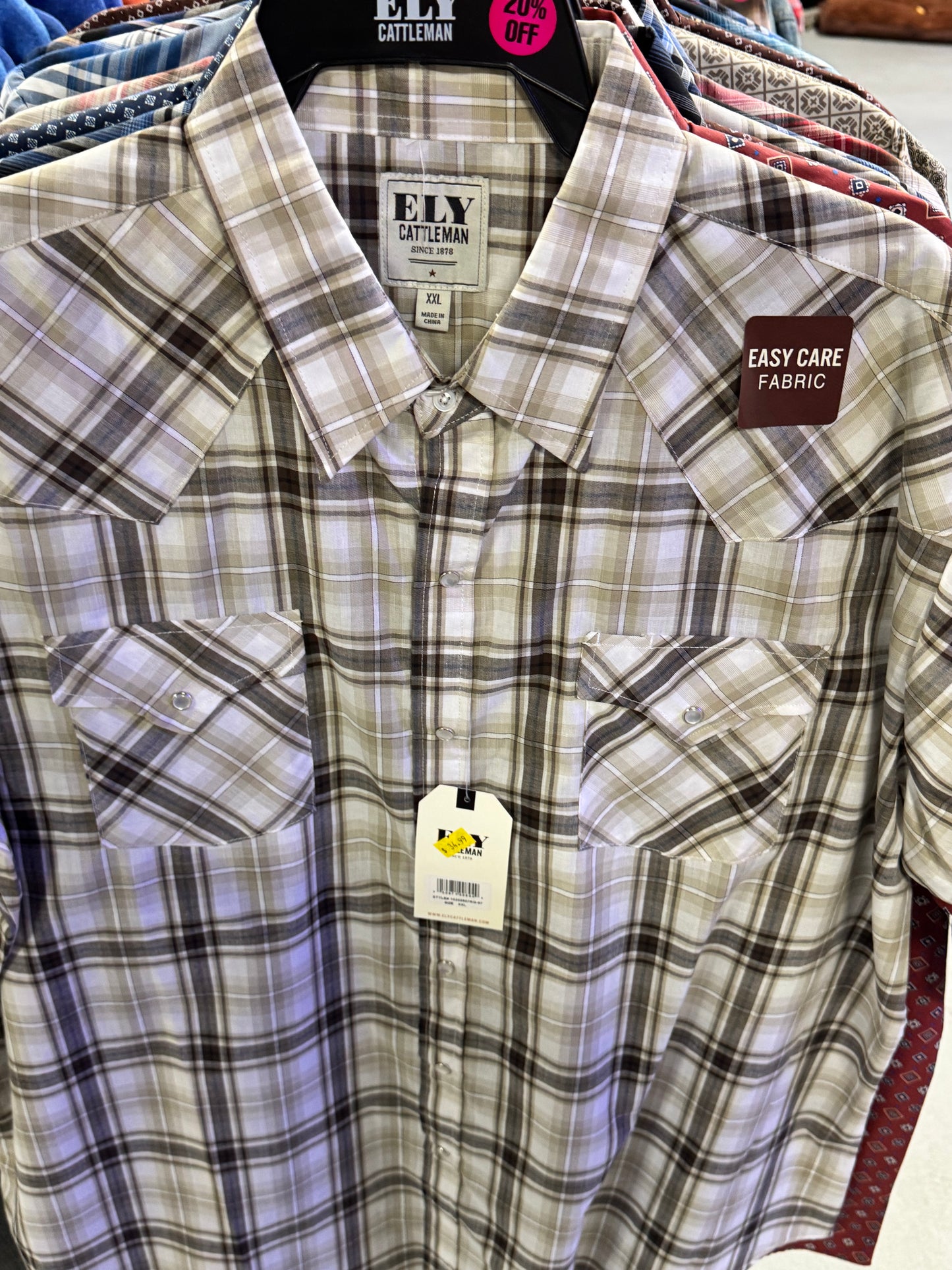 Thin Short Sleeve Ely Cattleman Shirts Page 2