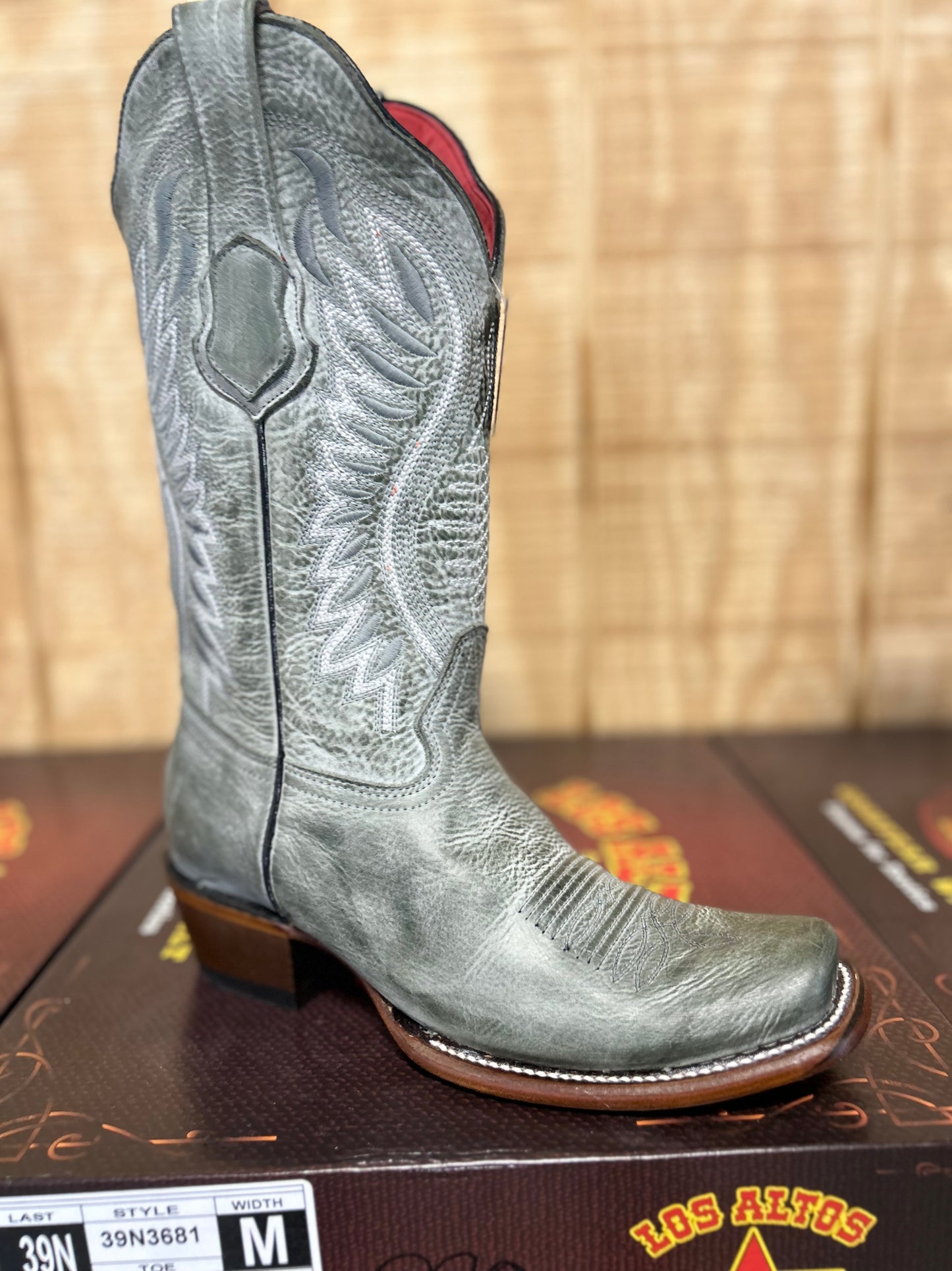 Los Altos Rustic Black Women's Cowgirl Boot