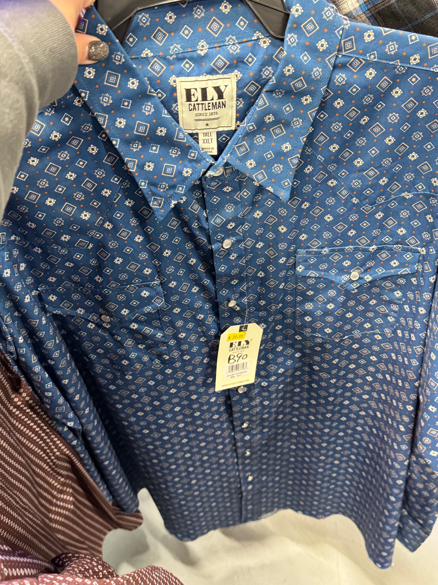 Thin Long Sleeve Ely Cattleman Shirts
