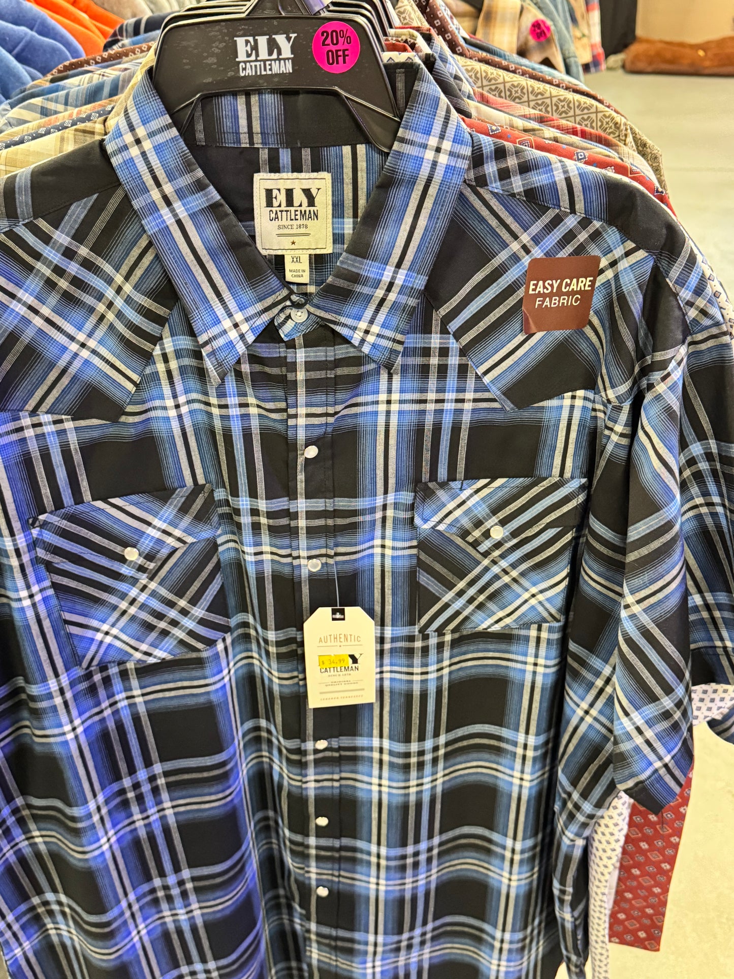 Thin Short Sleeve Ely Cattleman Shirts Page 2
