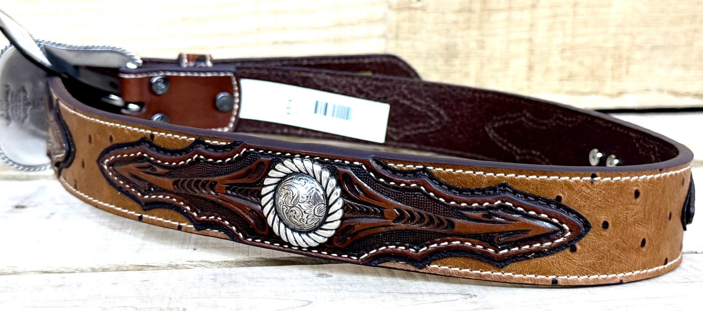 Ariat Mens Western Style Belt For Men Casual Durable Everyday Wear Functional Versatile Accessory by Ariat