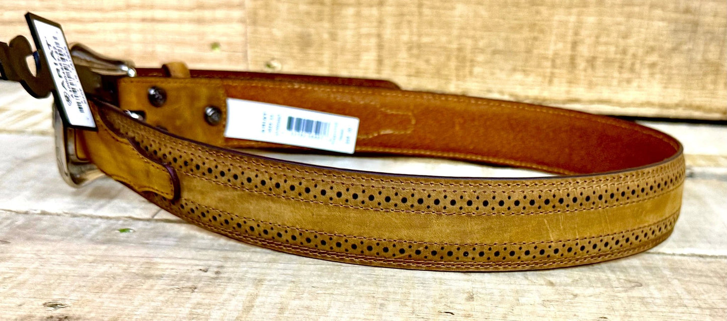 Ariat Men's Belt Western Inspired Durable Everyday Wear For Jeans Office And Travel by Ariat