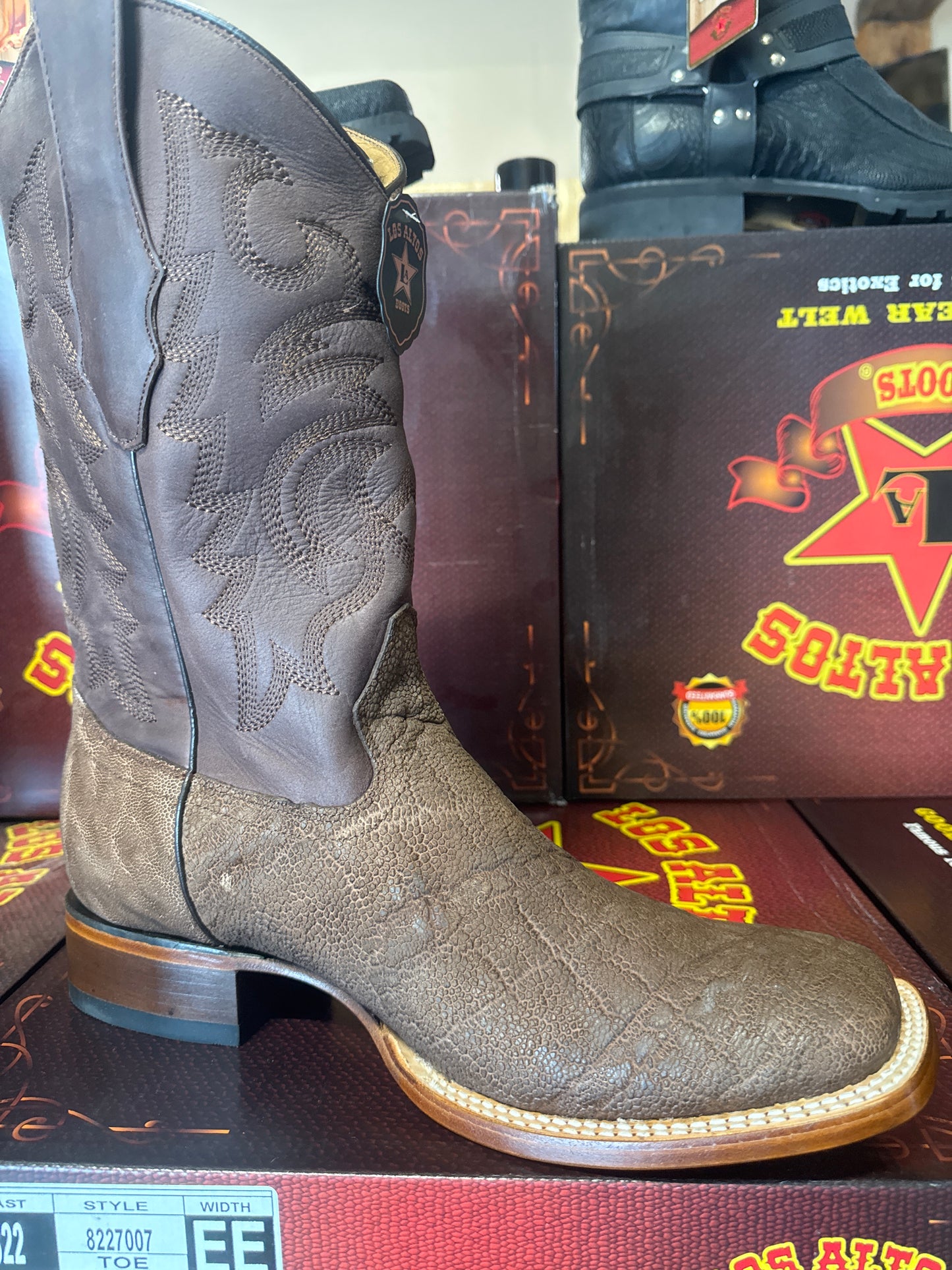 Exotic Los Altos Elephant Men's Cowboy Boots