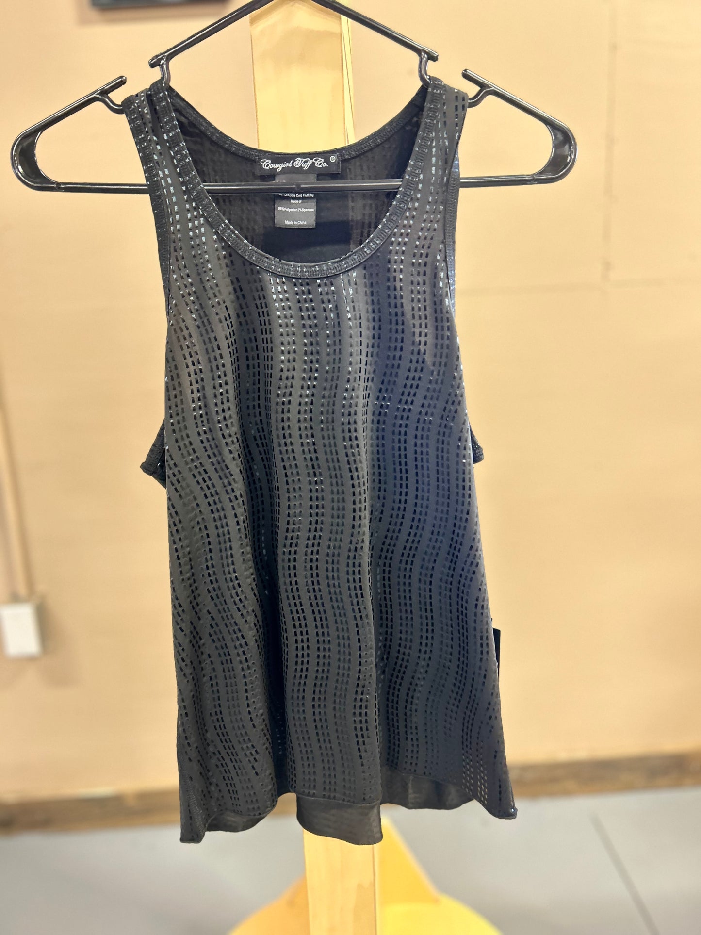Subtle Print Tank Cowgirl Print