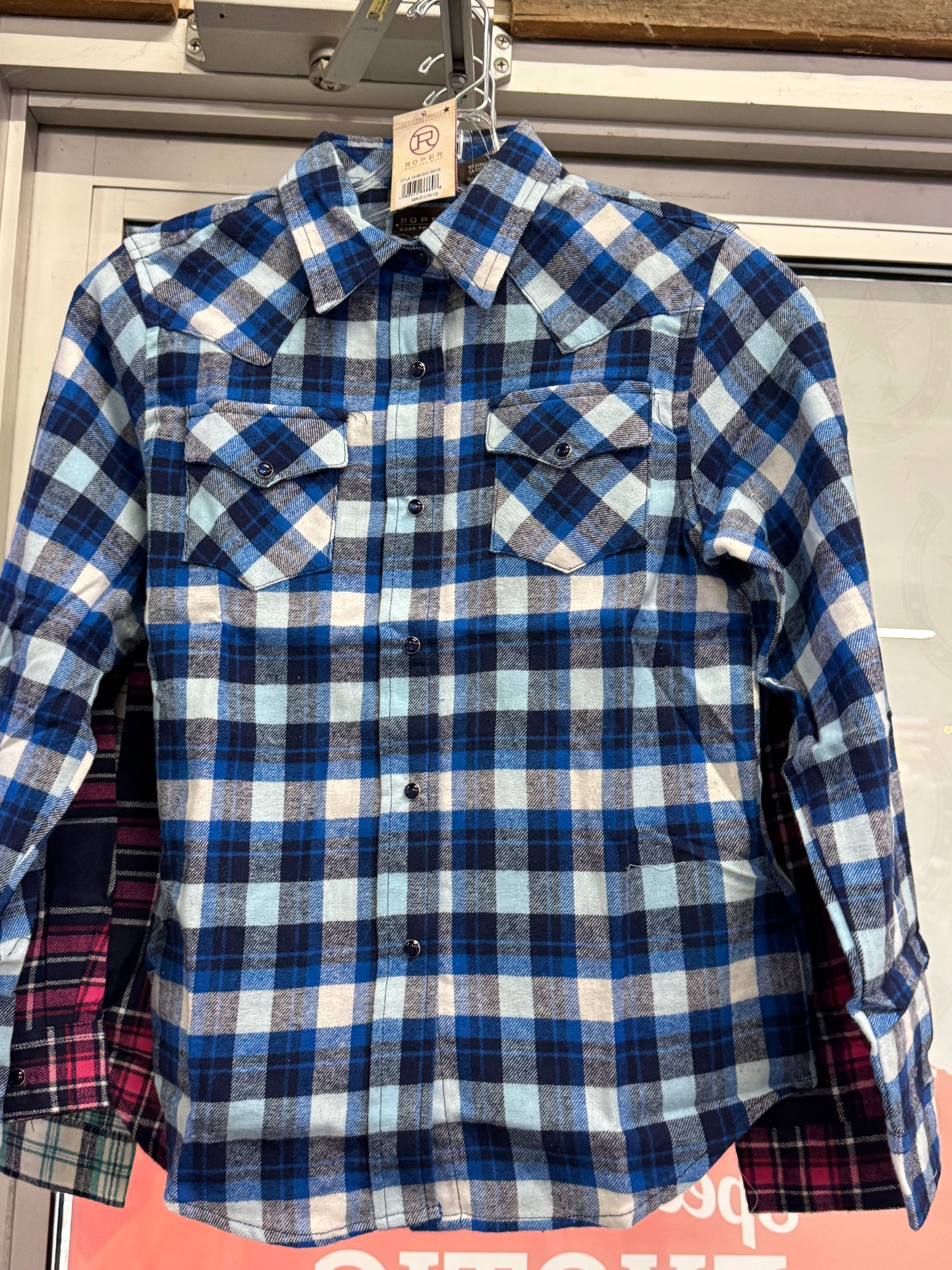 Roper Youth Girl’s Flannel