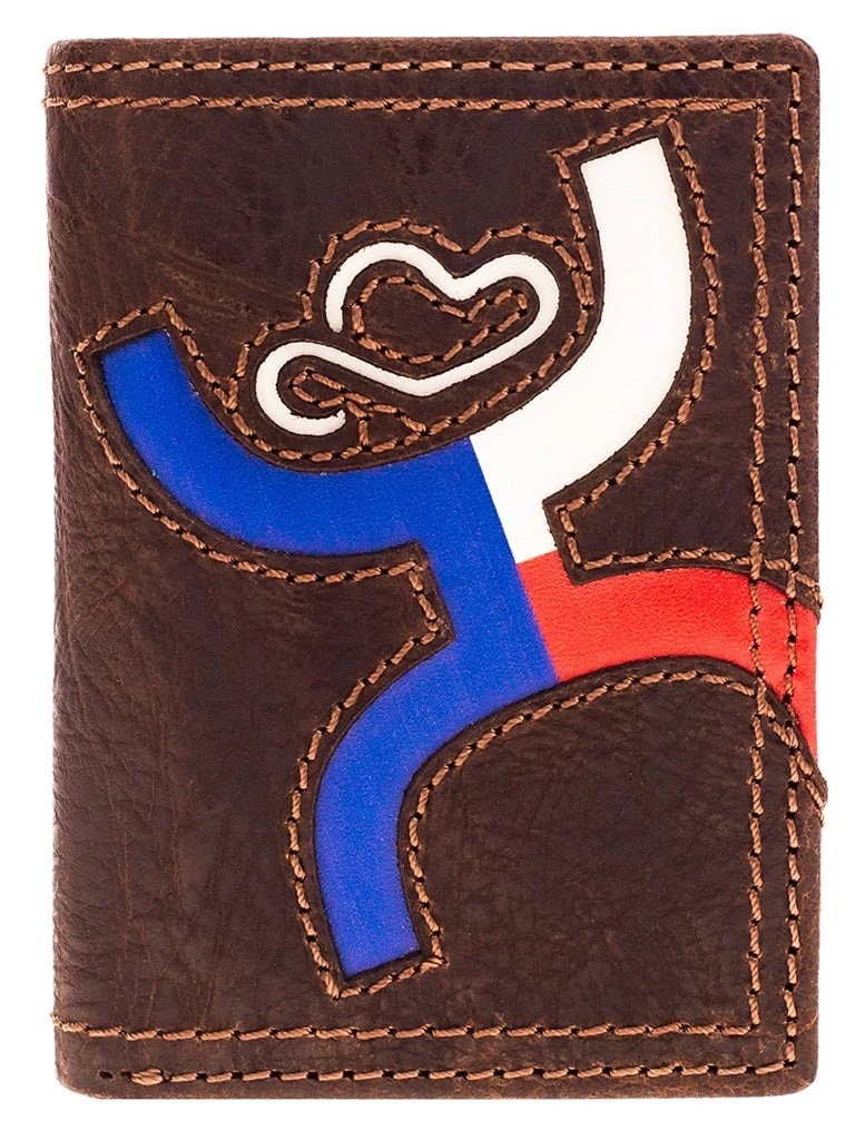 Hooey Full Grain Leather Wallets for Men Rugged Durability with Western Style and Patina by Hooey