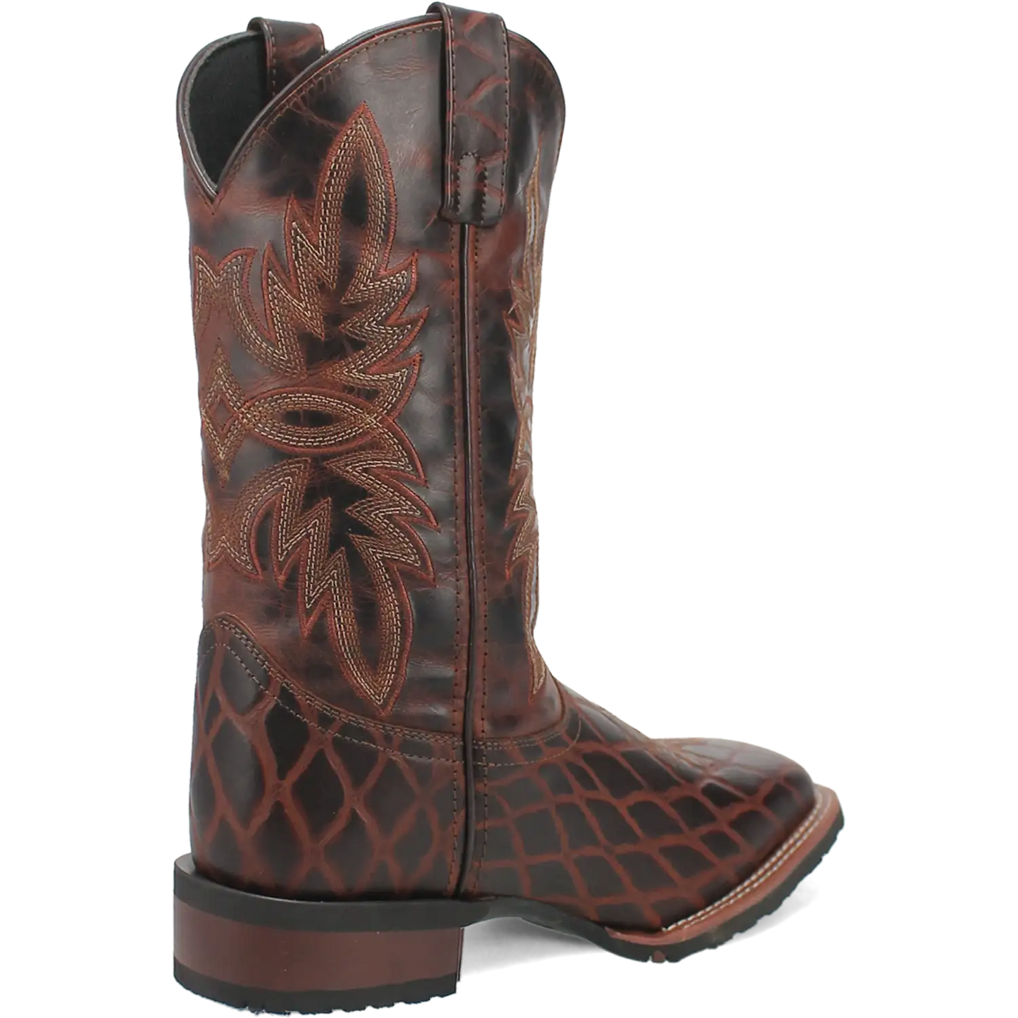 Laredo Grid - Men's Leather Cowboy Boots