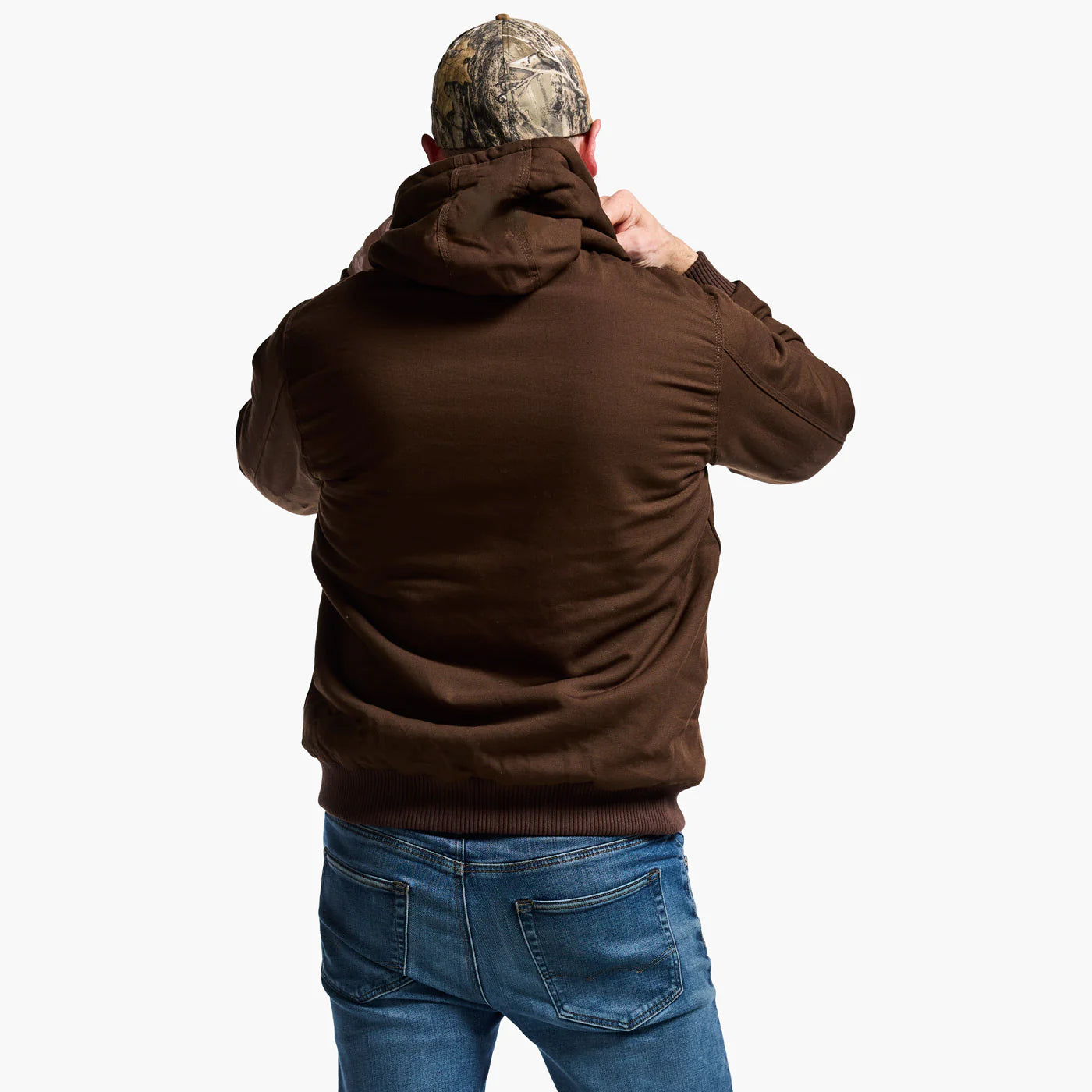 Rocky Chore Coat Brown Durable Workwear Jacket With Multiple Pockets For Daily Tasks by Wild West Outfitters