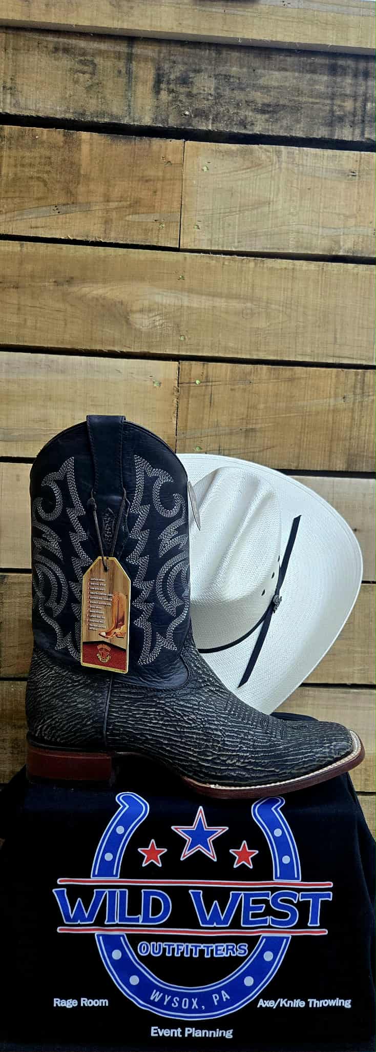 Exotic Los Altos Shark Men's Cowboy Boot