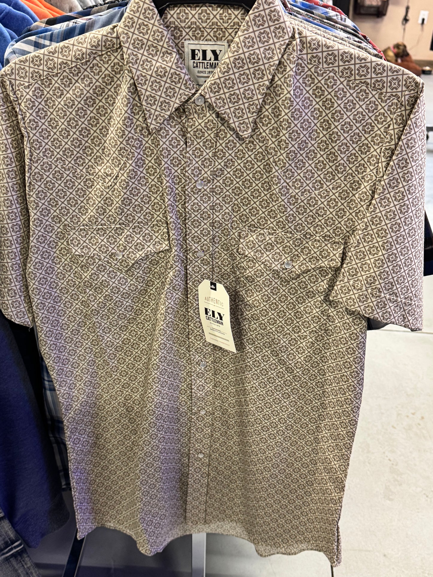 Thin Short Sleeve Ely Cattleman Shirts Page 1
