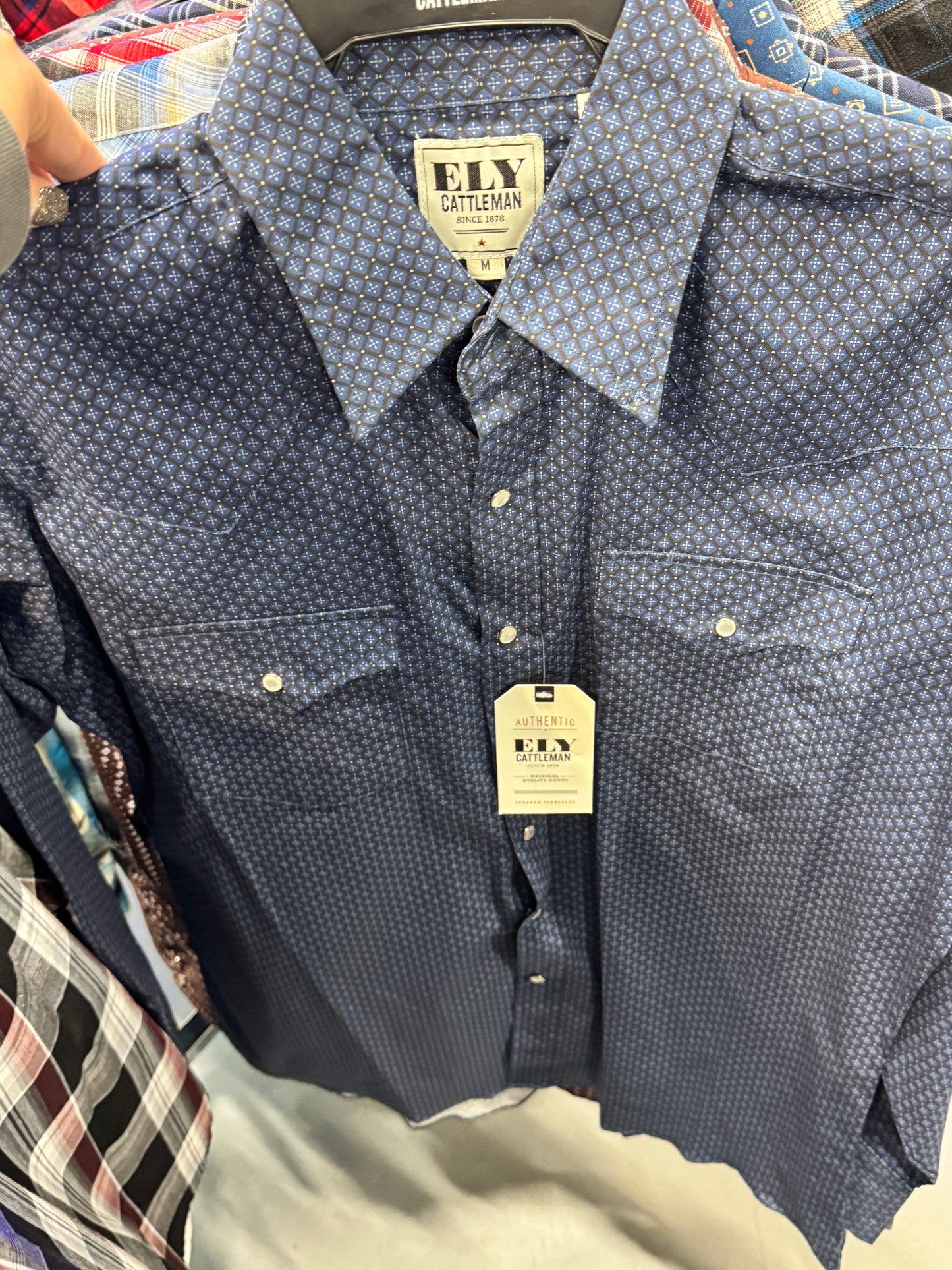 Thin Long Sleeve Ely Cattleman Shirts
