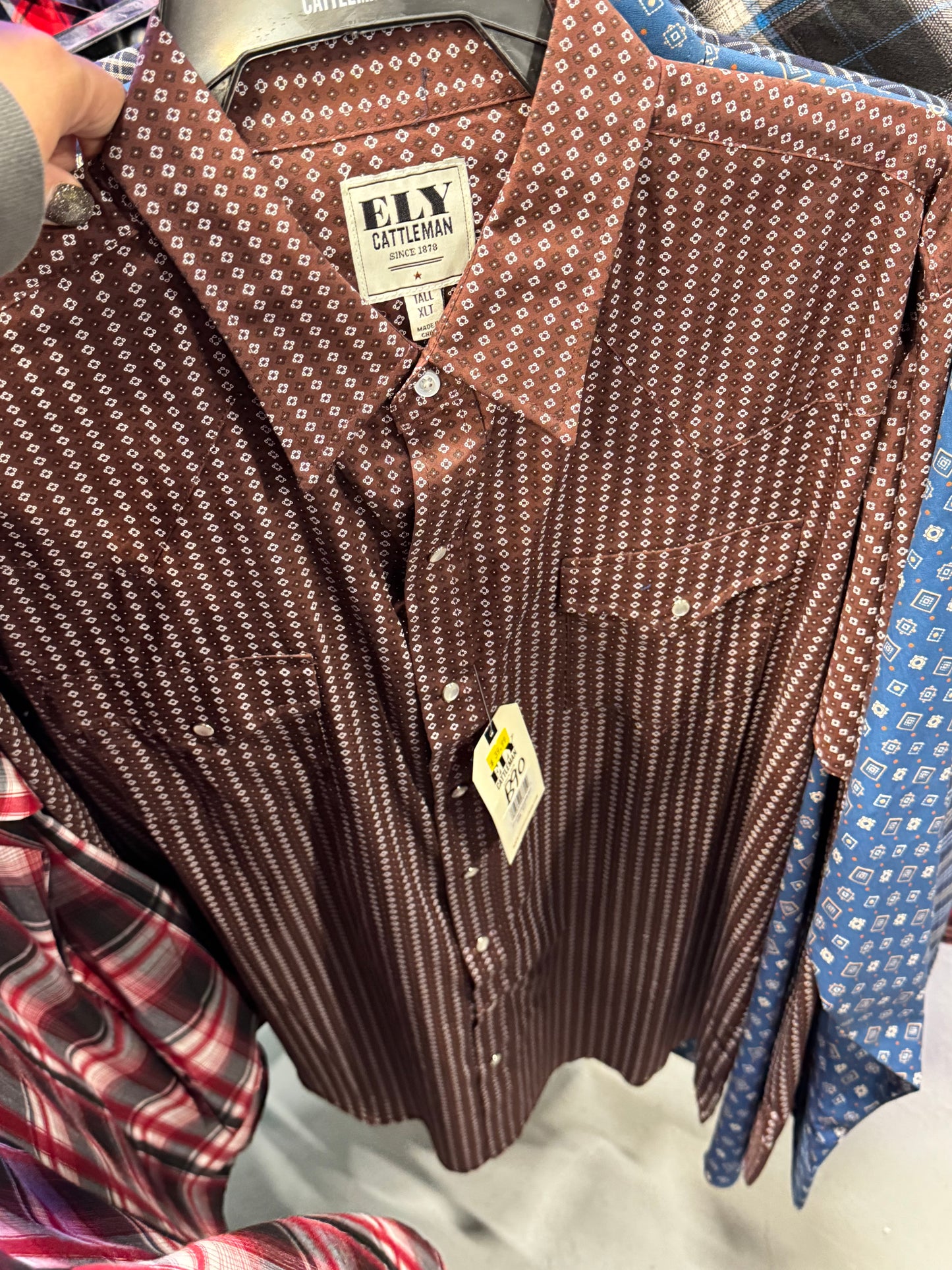 Thin Long Sleeve Ely Cattleman Shirts