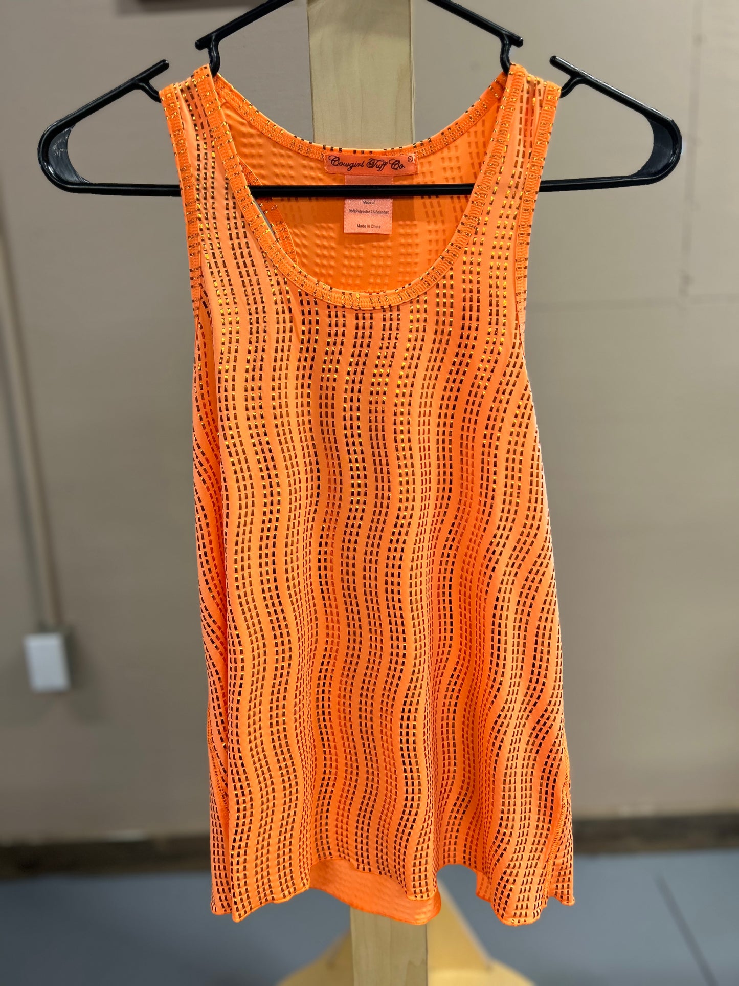Subtle Print Tank Cowgirl Print